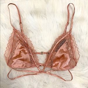 For Love & Lemons Triangle Lace Bralette